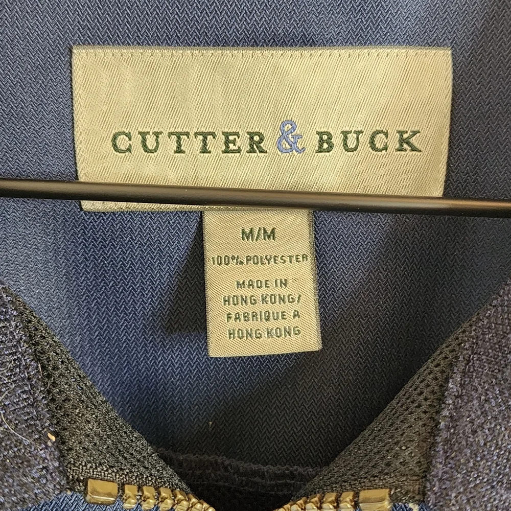 Cutter & Buck Clima Guard Half Zip Jacket | Navy | Size Medium